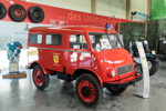 Unimog U402, gebaut in Gaggenau (Daimler-Benz AG), 4-Zylinder-Motor, 25 PS, Grundpreis: 11.465 DM (ohne Aufbau) 