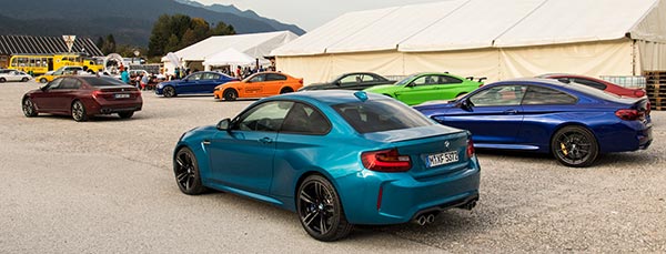 20 Jahre BCD Treffen: BMW M Ausstellung am Hausberg mit insgesamt acht Fahrzeugen