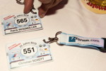 Jeder angemeldete Teilnehmer bekam ein Namensschild mit BMW Classic Schlüsselband. Die 7er-Forums-Teilnehmer setzten auf ihr eigenes Schüsselband.