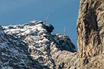 Blick auf die Zugspitze von der Höllentalangerhütte aus