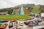 20 Jahre BCD-Treffen: Gruppenfoto an der Olympiaschanze in Garmisch Partenkirchen.
