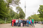 7-forum.com Jahrestreffen 2017: Gruppenfoto der Teilnehmer vor dem Fernsehturm in Stuttgart.