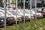 7-forum.com Jahrestreffen 2017, mehrere 7er-BMW der ersten Generation E23