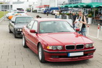 7-forum.com Jahrestreffen 2017: BMW 7er der dritten Modellgeneration E38 in rot