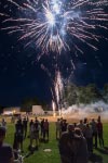 Extraschicht 2018, Spielort Mülheim/Ruhr. Feuerwerk im MüGa-Park gegen 23 Uhr.