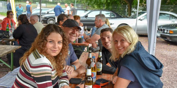Familie 'Wuff' beim Jubiläums-Stammtisch der Südhessen in Sommerkahl
