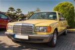 Rhein-Ruhr-Stammtisch im September 2018: Mercedes 280 SE (W126) von Alexander ('Highliner')