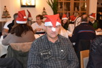 7er Südhessen (Weihnachts-) Stammtisch im Dezember 2018: Jürgen ('Yachtliner') mit Weihnachtsmütze