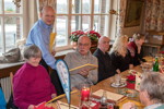 Rheinischer 7er Weihnachtsstammtisch im Dezember 2018: Mirko ('ML77') verteilte Schoko-Adventskalender an alle Stammtischler.