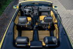Rhein-Ruhr-Stammtisch im Oktober 2020: BMW 320i Cabrio Individual (E36) von Micha ('bmwe23'). Lederausstattung in BMW Individual BiColor schwarz/gelb.