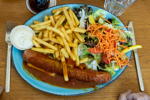 Finca u. Bar Celona Bochum: Curry Wurst