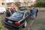 195. Rheinischer 7er-Stammtisch: BMW 740i (E38) von Mirco ('ML77') auf dem Stammtischparkplatz