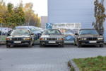 Rhein-Ruhr-Stammtisch im November 2024: BMW 728i (E38) von Gregor ('leopold456'), BMW 750i (E32) von von Wolfgang ('whahn') und BMW 740i (E38) von Jens ('sandmaennchen1')